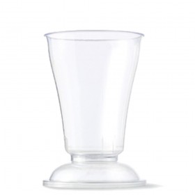 Прозрачна чаша с капак "Джемини - 200мл"